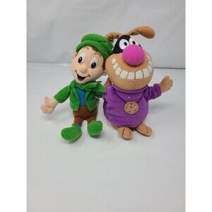 Lot of 2 General Mills Plush Cookie Crook Lucky the Leprechaun Bean Bag Plush